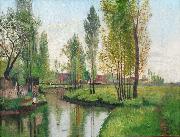George Barret Figure by the River oil painting picture wholesale
